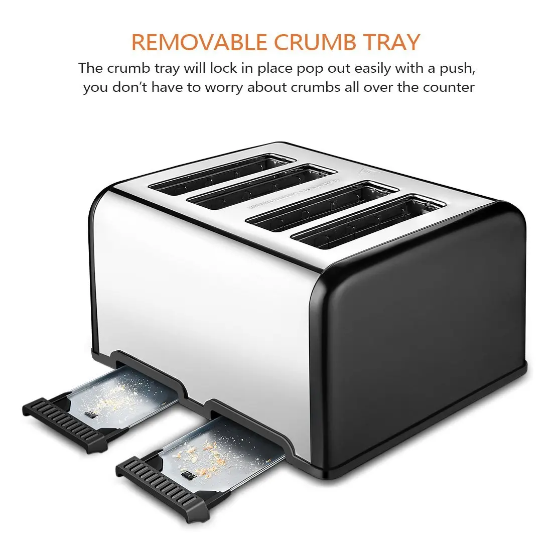 New Design 12v 4 Slice Toaster For Hotel Kitchen Electric Appliance Made In China Bread Sandwich