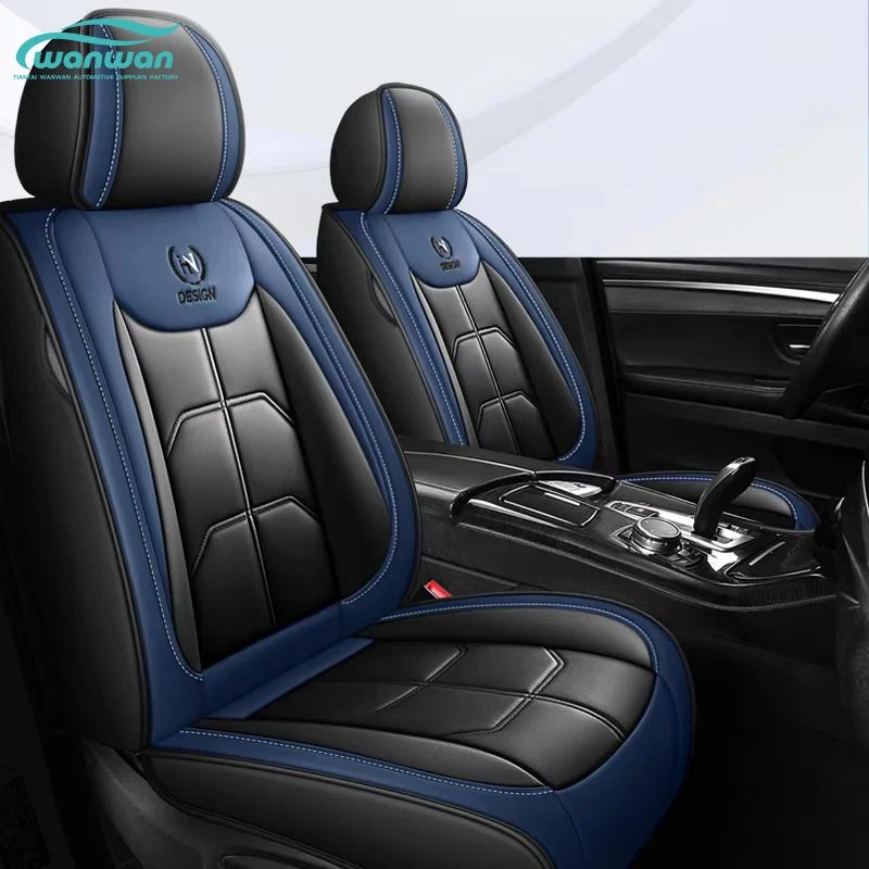 Four Seasons Fully Surrounded Car Seat Cushion Front Generation Leather Polyester for Car Seat Supplies