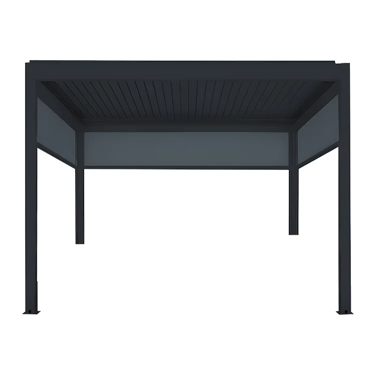 Прямая Заводская поставка беседка алюминиевая биоклиматическая на крышу крыше Высококачественная уличная