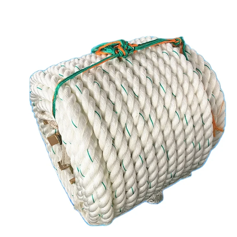 40MM 3 Strand Twisted Polyamide Mooring Rope