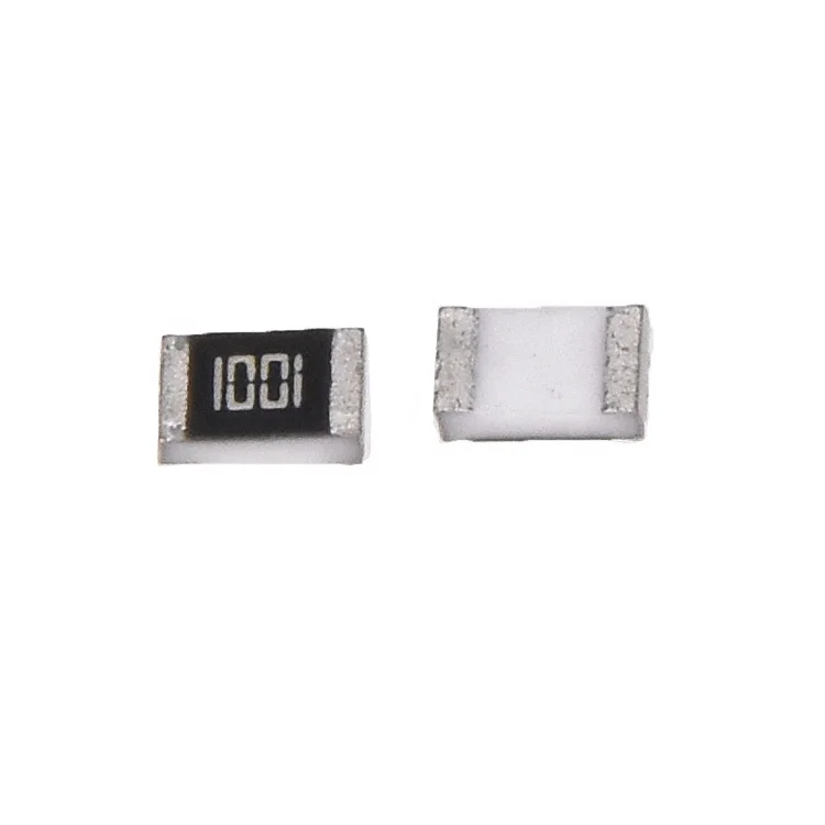 Résistances à couches épaisses SMD Jeking de 1 kohm, 125 mW (1/8 W), tolérance de 1 %, coefficient de température de 100 ppm/°C, référence RC0805FR-071KL