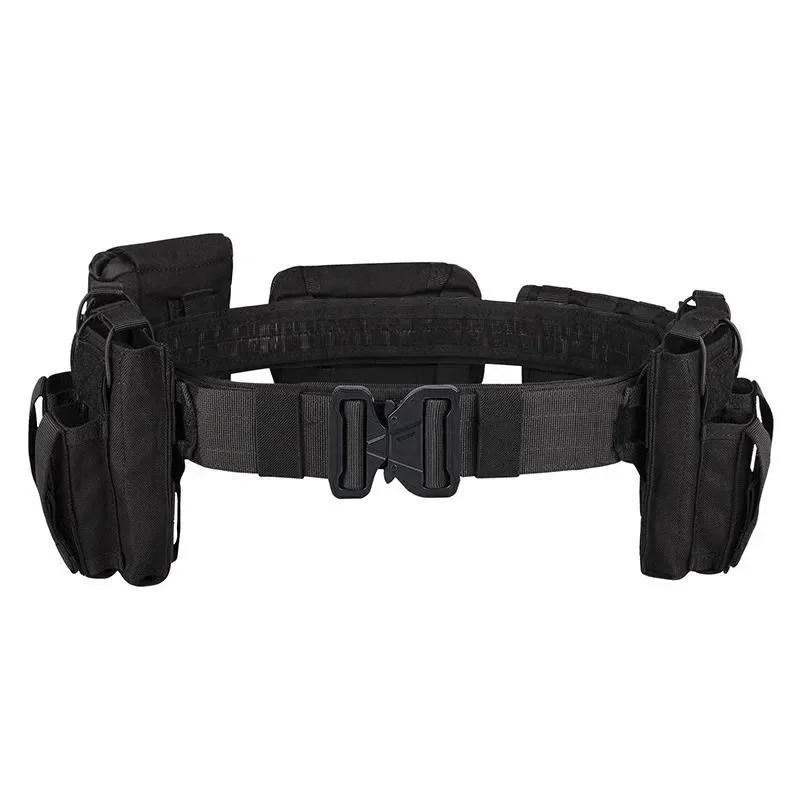 Outdoor Wear-resistant Nylon Detachable Adjustable Multi-Function Set Nylon Waist Seal for Men and Women Tactical Belt