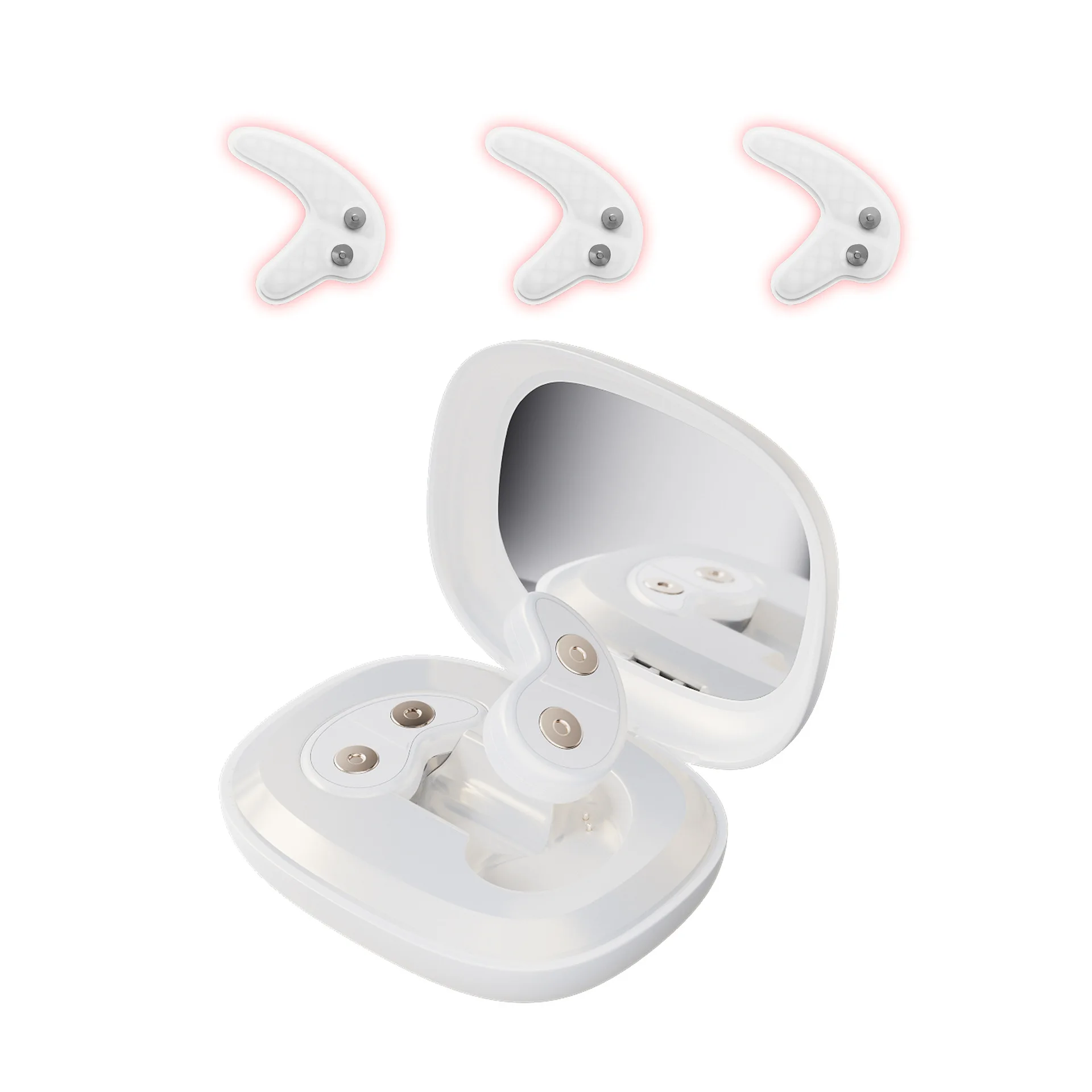 Reusable Under Eye Care Pad Eye Patch Anti-Aging Remove Dark Circles Red Light Skincare Wand LED Electric Eye Massager