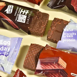 Original Red Bean Coconut & Chocolate Flavored Wafer Biscuits in Attractive Box for Gifts and Wholesale Snacks