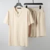 pantaloncini beige
