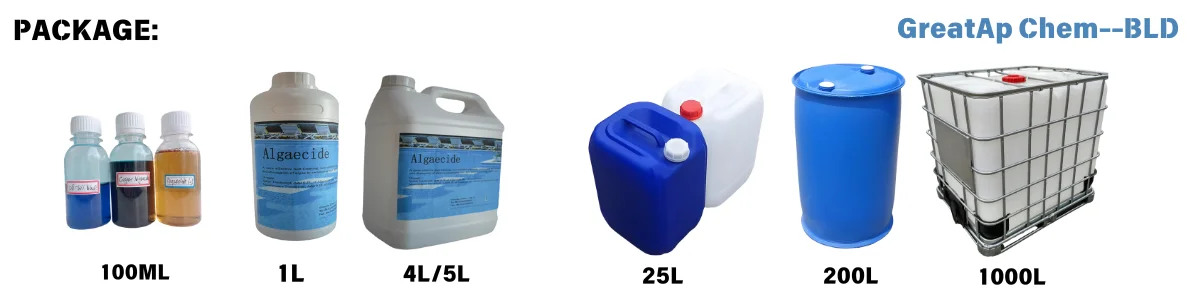 Swimming Pool Germicide GreatAp126 Polyquaternium-42 / Biocide Polixetonium Chloride 60% CAS NO.31512-74-0