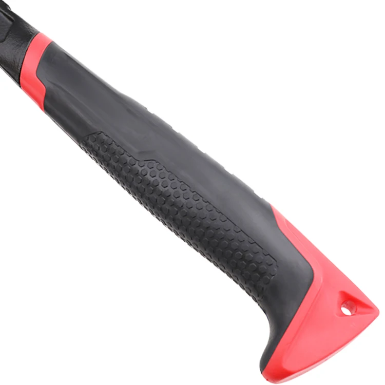 Высококачественный молоток с волоконным покрытием, резиновая ручка, углеродная, черная, желтая, индивидуальный стальной гвоздь, пластиковый цвет, тип материала