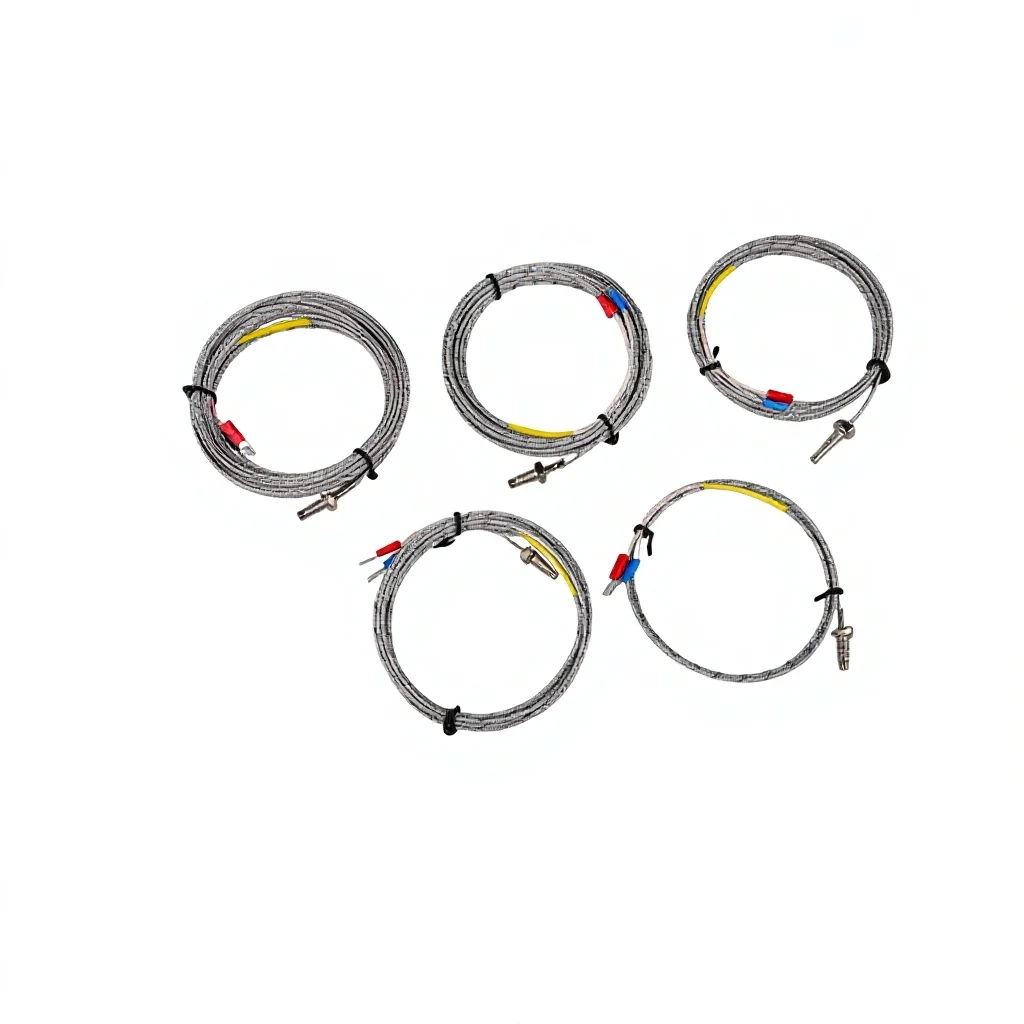 K/E/J/T Type Thermocouple Sensor, Screw/Straight Probe, Waterproof High Temp Thermocouple for Temperature Controller