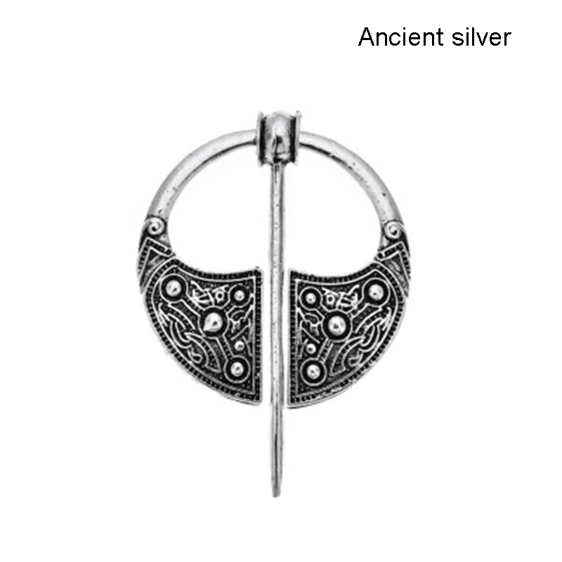 Vintage Design Metal Viking Brooch For Dress Decoration Custom