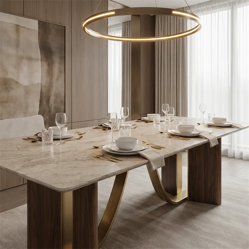 product luxury marble dining table  floor tiles tajmahal  design for hotel kitchen vanity top use-1