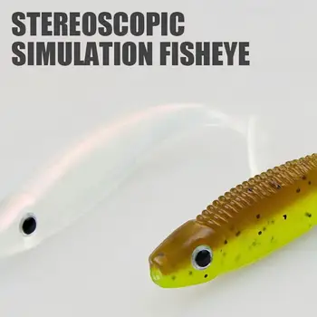 CHEERY Artificial Fishing Lure for Lure Fishing Soft Bait Rubber Fish Plastic Shad Bait Silicone T Tail Swim Bait Catfish Marlin – Soft Lure – view 4