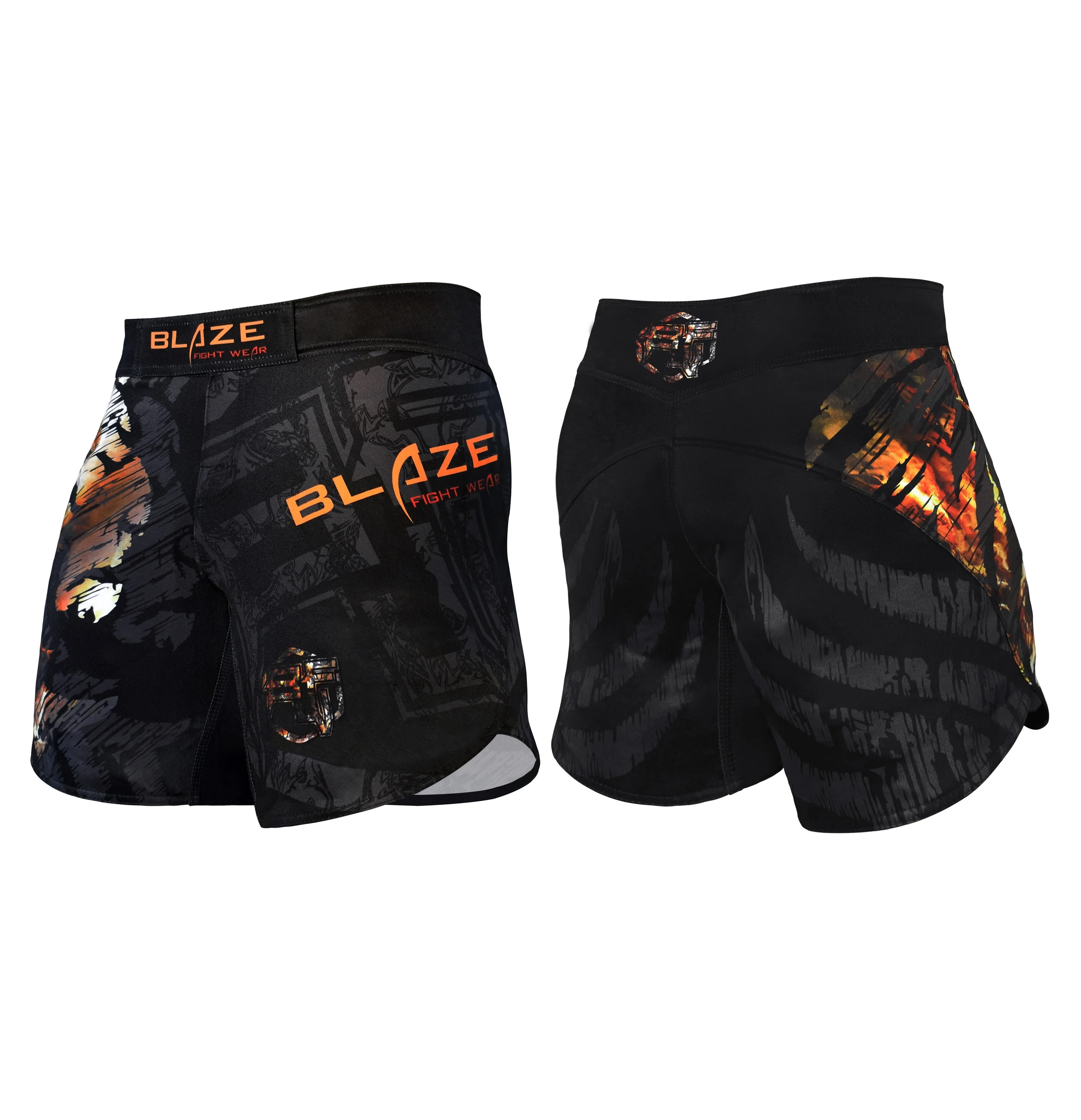 
 Короткие Смешанные боевые/тренировочные шорты с индивидуальным дизайном, двусторонняя стрейч  