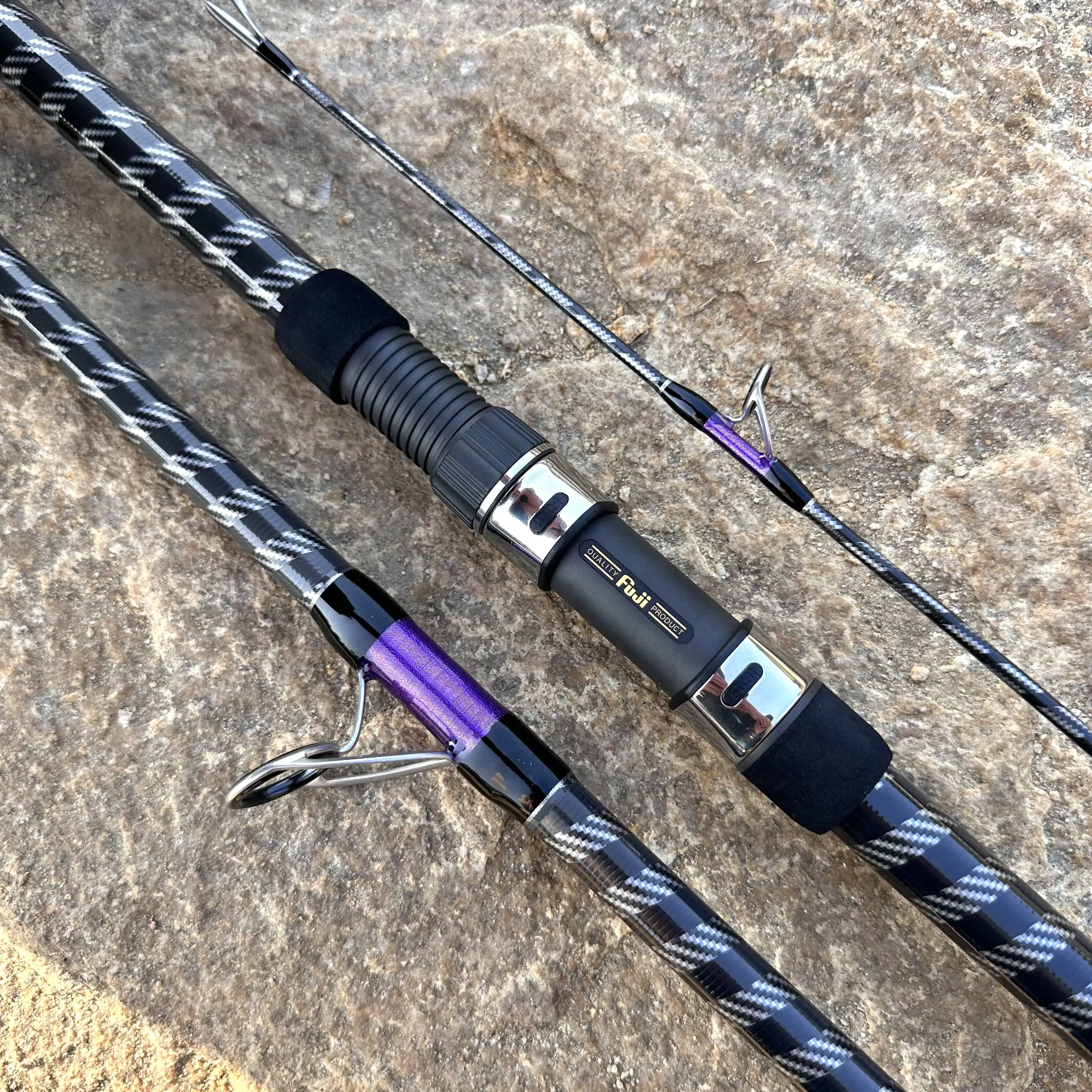 12 foot fishing pole surf casting CPS GEN 3 Factory Built Rod, ft. 3-7 oz. Universal action rod offers exceptional sensitivity What is the best 12'