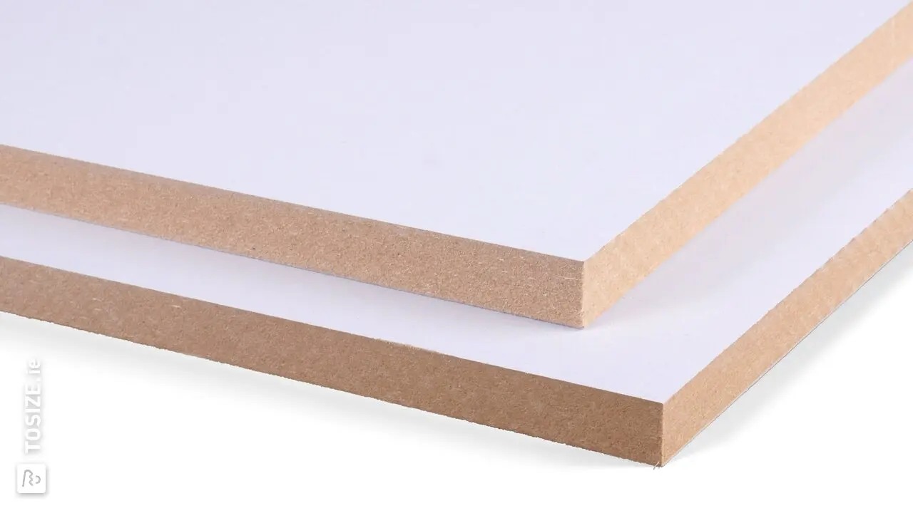 Modern Design White Melamine Faced Hardboard Mdf Board With 12mm 18mm