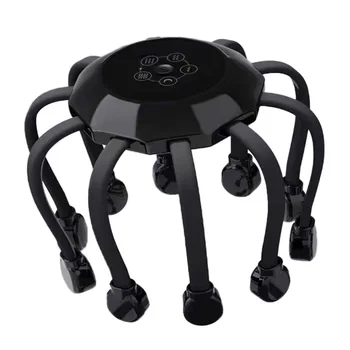 2024 Hot Selling Electric Octopus Head Massager Scalp Relaxation Device for Fatigue Relief   Head Scratcher