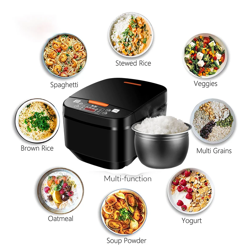 Home Multifunctional Electric Rice Cooker Smart Grain Cooker 5L