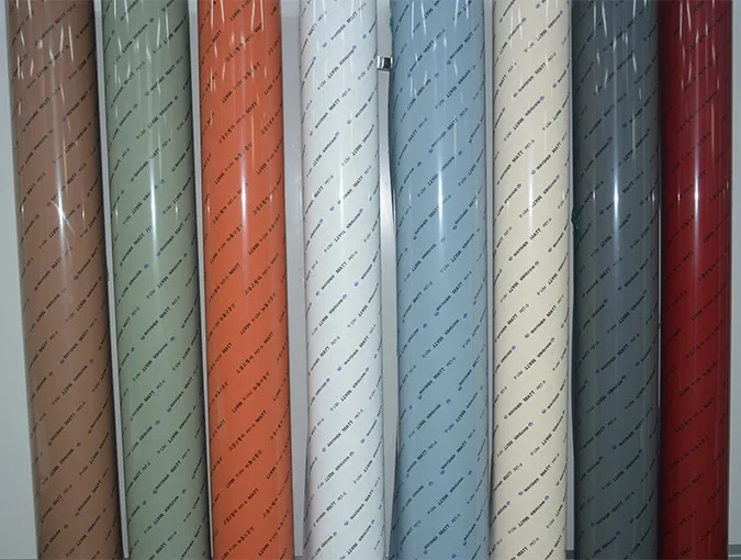 TOP Manufacture Popular Colorful Plastic PETG Decorative Film PET Sheet for Furniture Panels MDF Plywood Particle Board