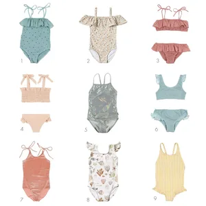 MLY Kids Brands Swimwear Cute Swimsuits Famous Name Sports Swim Suites Luxury Swimsuit Print Bathing Suit Children's Swimwear