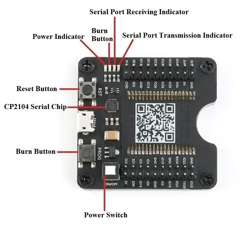 Socket De Test Et Programmation Pour Modules ESP8266 (ESP-12S, ESP-07S, ESP-07) - Développement électronique