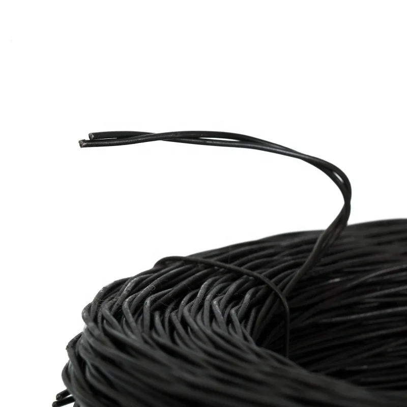 1.24mm, 1kg Coil Alambre Trenzado Recocido Negro BWG18