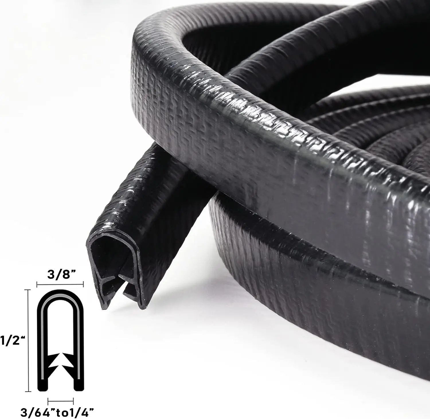 Pvc Auto U Shape  sharp Sheet Metal Seal Strip Rubber Edge Trim Pinchweld Protector Car Door EPDM protection Weather Stripping