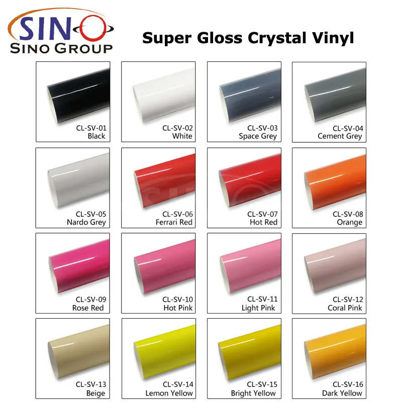 CL-SV-13 super gloss crystal beige car vinyl wrap supplies for BMW