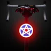 Luces traseras creativas: [Pentagrama] [Luces de emergencia rojas y azules]
