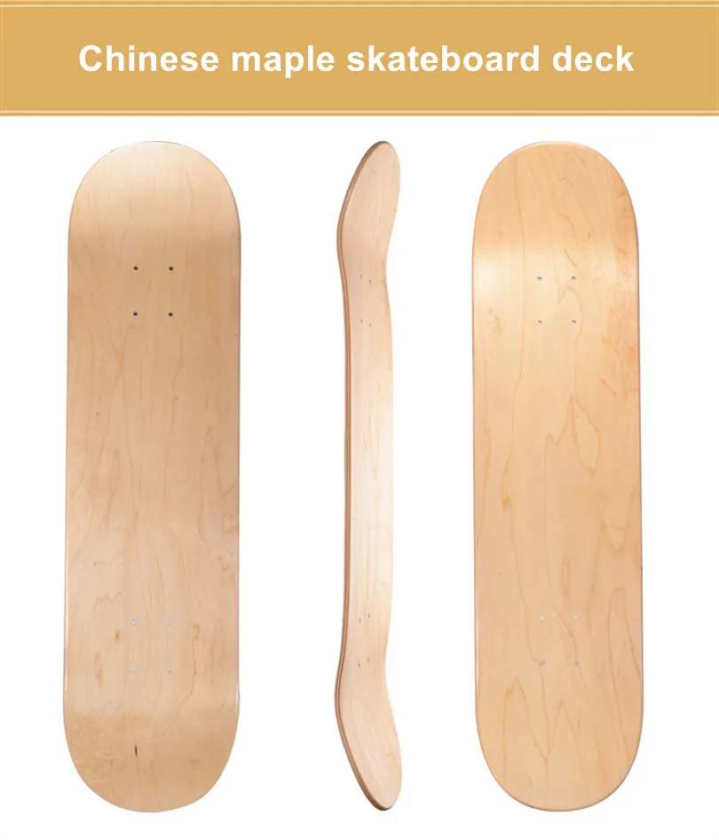 Chinese Maple Wood Blank Skateboard Deck Buy Skateboard Deck,Custom