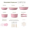 Pink 19-piece set