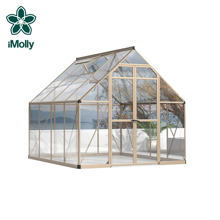 Дизайнерский уличный Тепличный стеклянный Тепличный зеленый дом для зимы