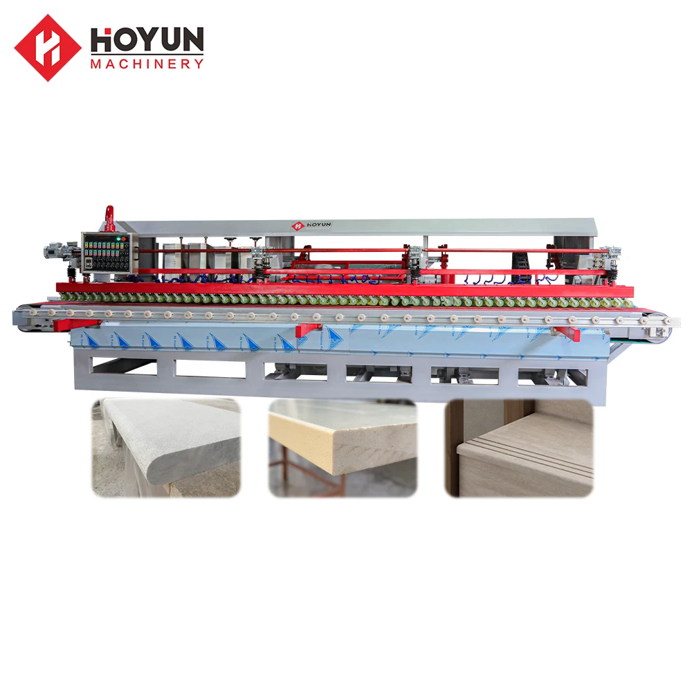 Hongyi Multifunction Vertical Polisher Stairs Tile Grinder Polishing Rond Quartz Machine Porcelain Granite Edge Machine
