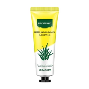 Natural Aloe Vera Gel Face & Body Hyaluronic Acid Allantoin Infused Anti-Aging Lightening Moisturizer 30ml All Skin Types