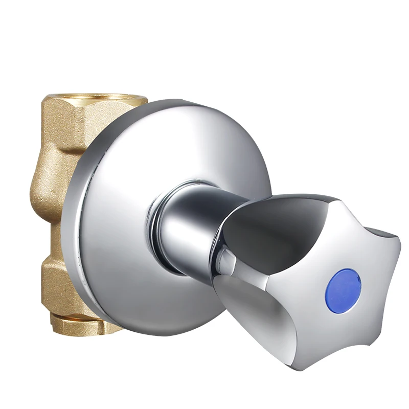 TIEMA brand nice price china supplier bathroom accessory brass angle 1/2 stop valve