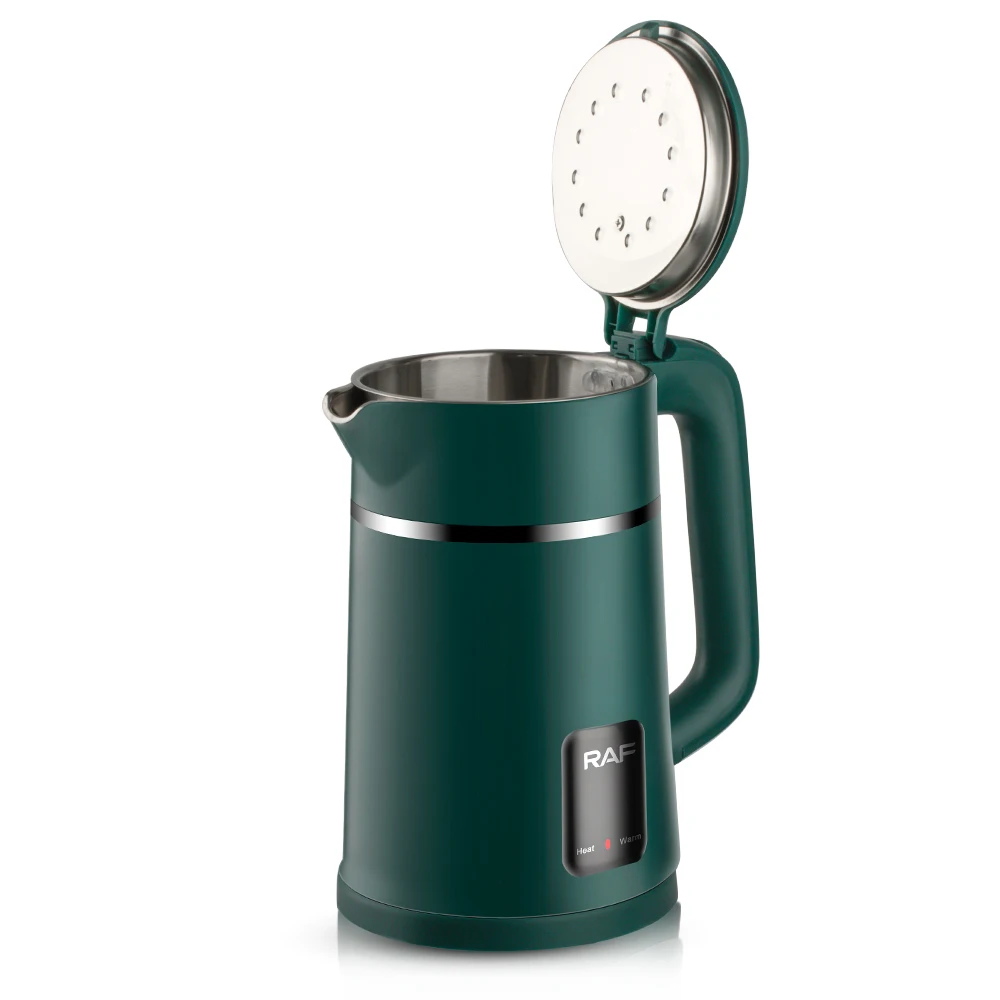 Double Wall Kettle Stainless Steel Insulation Kettle Cool Touch 2l