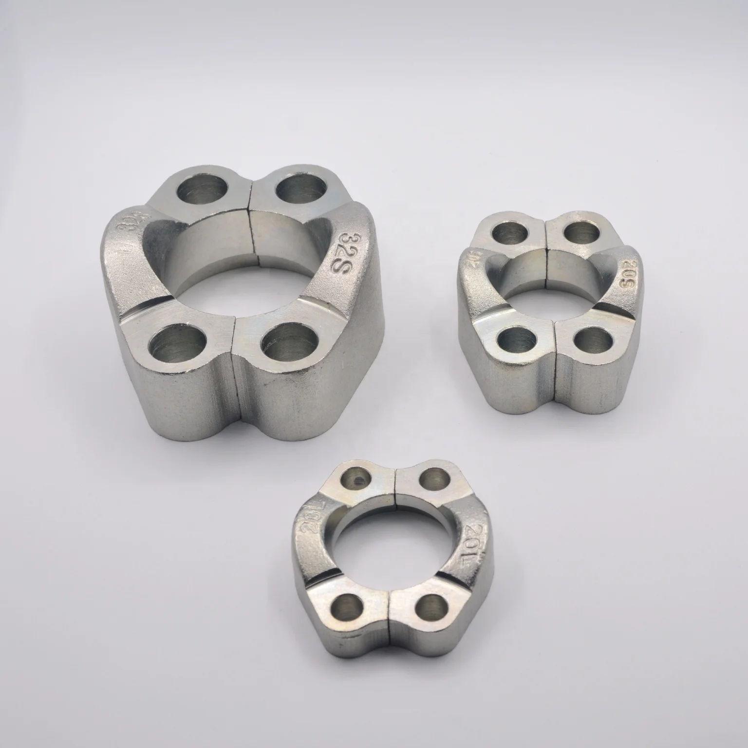 High Quality EATON Parker Hydraulic Hose Fittings Carbon Steel Flange Clamp Carrier Zinc Plated 10x10x2cm New