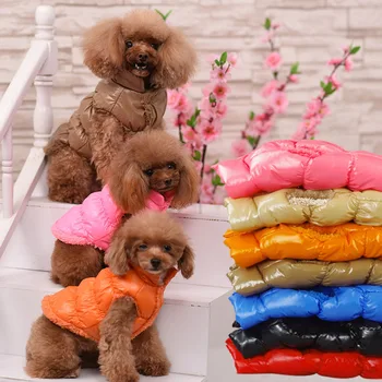 Dog Coat Winter Pet Dog Puffer Jacket Waterproof Puppy French Bulldog Chihuahua Clothes For Small Medium Large Dogs Clothing