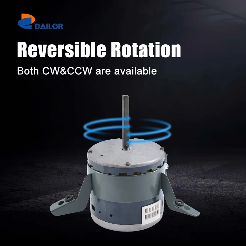 DC 1/4HP 1100 RPM 1.4A  208-230V Include 1 Pcs Capacitor 5μF/370V 1-Speed Air Conditioner Motor