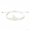 Bracelet papillon, blanc