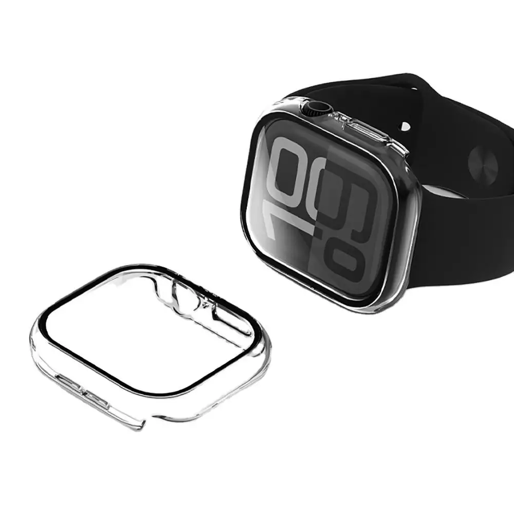 Transparent Fashion Protective Case for Apple Watch Series 10 Smart Watch Cases for 42mm & 46mm Watches New Anti-Drop Design