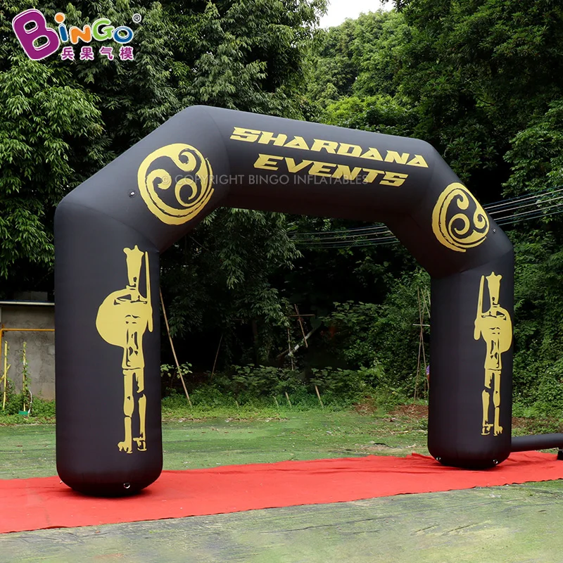 Bingo Customized Logo Inflatable Start and Finish Line Arches Outdoor Inflatable Sport Arch Gate for Events