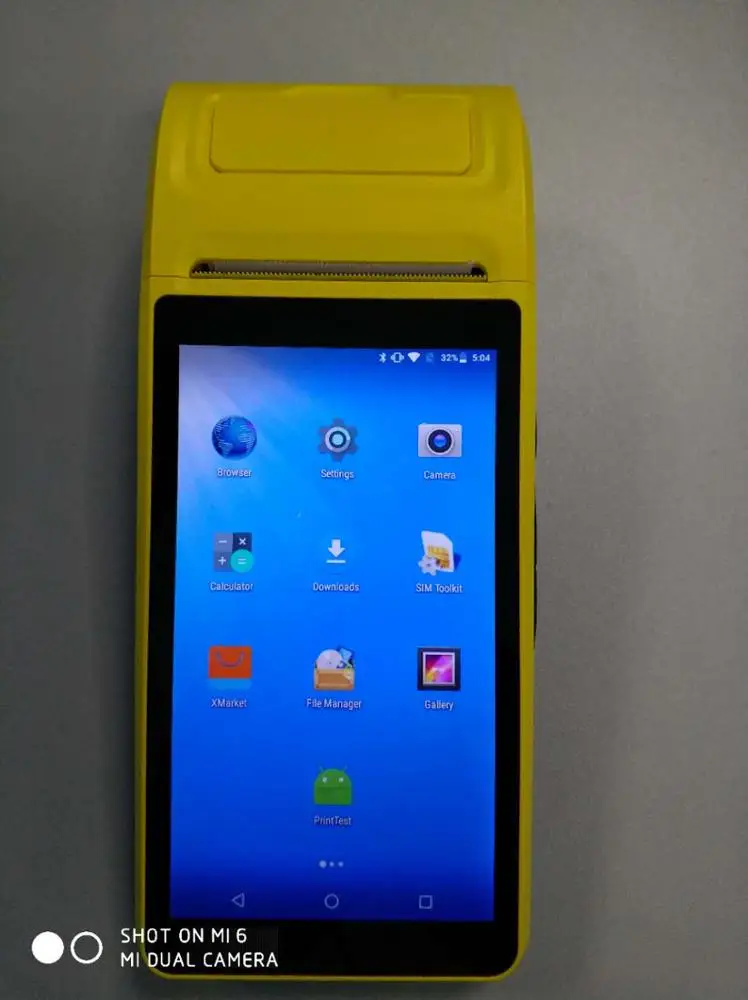 Mini Smart  BT  Touch Screen Retail Billing Android Handheld Pos Terminal