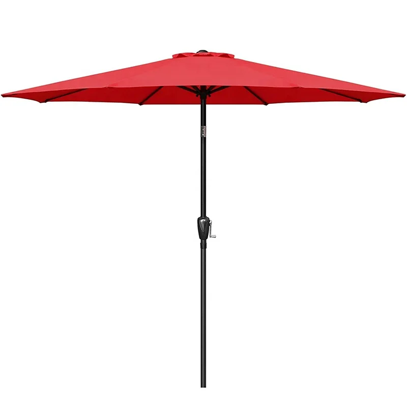 Ready to Ship In Stock 9ft Restaurant Commercial Patio Umbrellas Outdoor Parasol Garden Cafe Terrace Sunshade Macrame Umbrella