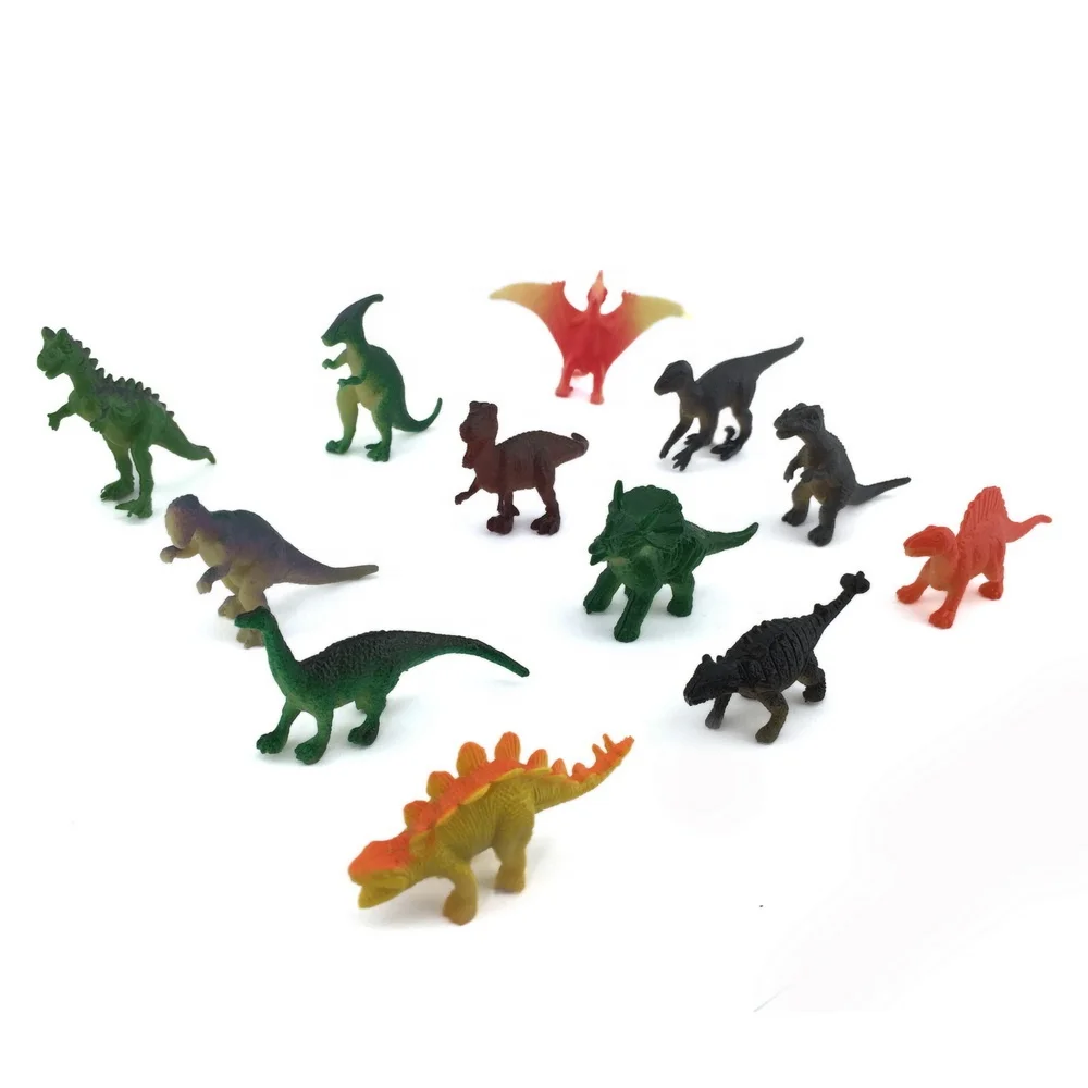 Toyvian 12 Peças Mini Dinossauros Conjunto de Brinquedos de Brinquedo  Realista Dinossauros Dinossauros Coloridos Dinossauros Ornamentos  Dinossauros Plásticos Miniaturos para Crianças E