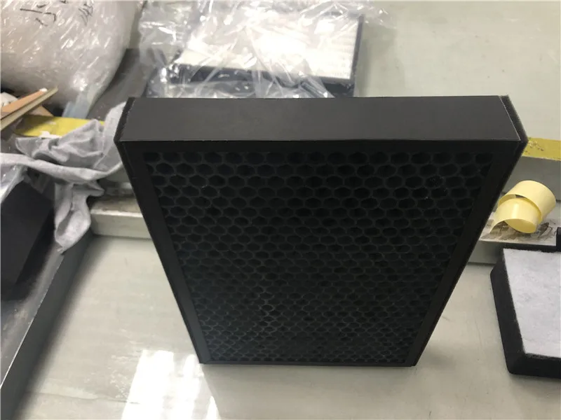 Customized H13 MERV 17 18 HEPA Activated Carbon Charcoal  Industrial air Ventila Tor Filter with Foam and Paper Frame