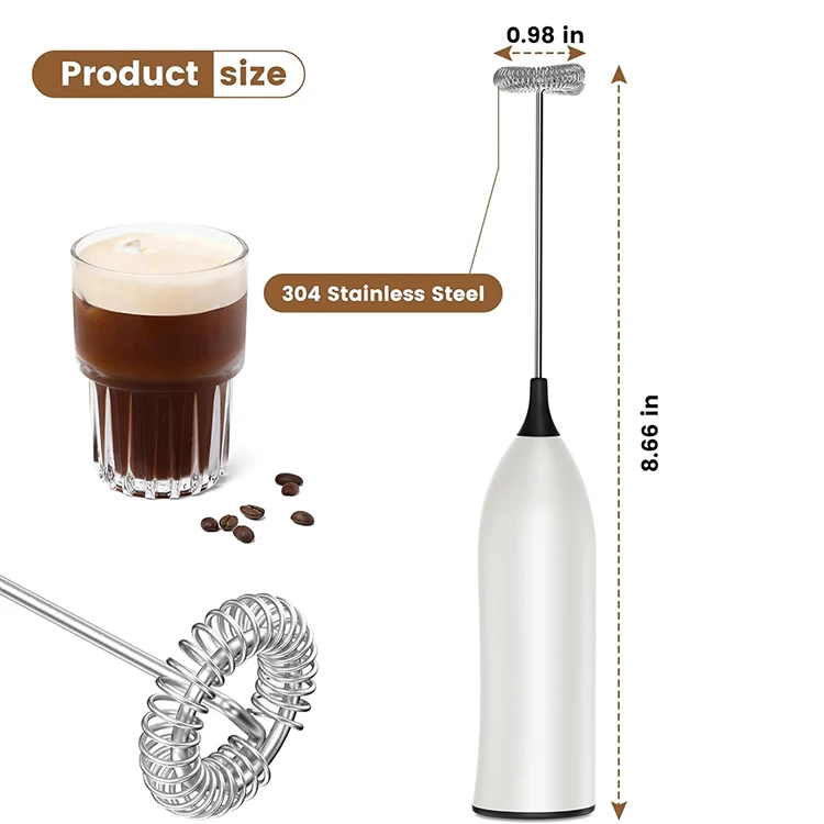 Factory Directly Usb Milk Frother Electric Handheld Coffee Frother