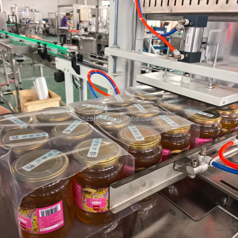 Automatic Food Bottles and Jars Filling and Capping Line for Chili Sauce, Honey, Ketchup, Peanut Butter, Jam manufacture