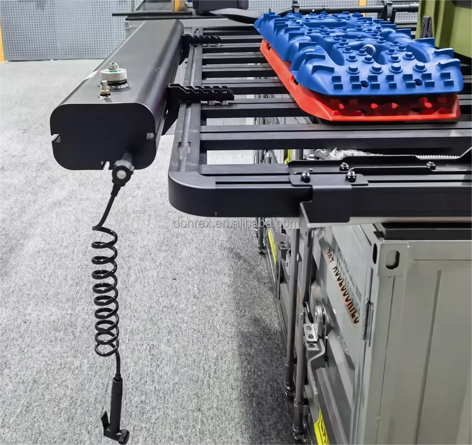 यूनिवर्सल ऑफ रोड एक्सेसरीज 26L टैंक बौछार कैंपिंग एल्यूमीनियम रोड बौछार पानी टैंक 6