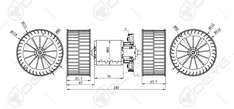 0028308408 0130063602 universal blower motor for BENZ ACTROS 