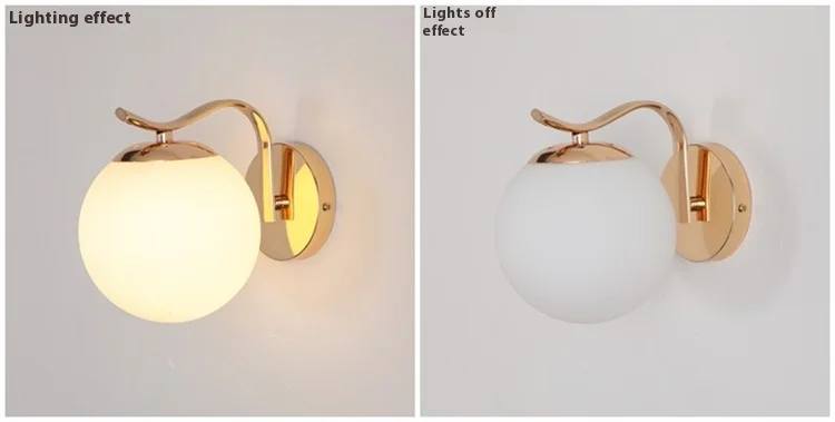 product new creative led american wall lamp for bedroom living room balcony stair corridor and aisle iron body with e26 bulb base-20