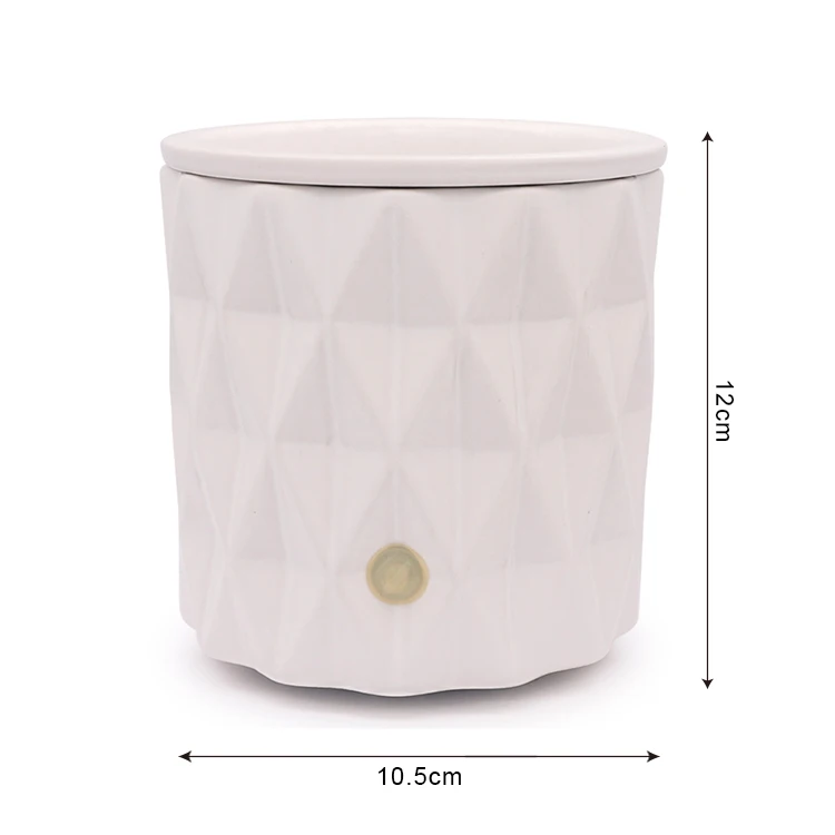 White Ceramic Candle Warmer Wax Melter for Scents Fragrances Wax Warmer ...